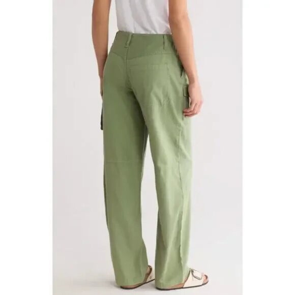Rag & Bone NWOT Nora Green Cargo Wide Leg Pants Sz 30 - Picture 7 of 7